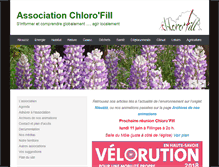 Tablet Screenshot of chlorofill.fr